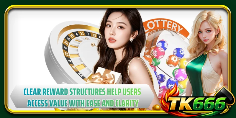 Clear reward structures help users access value with ease and clarity