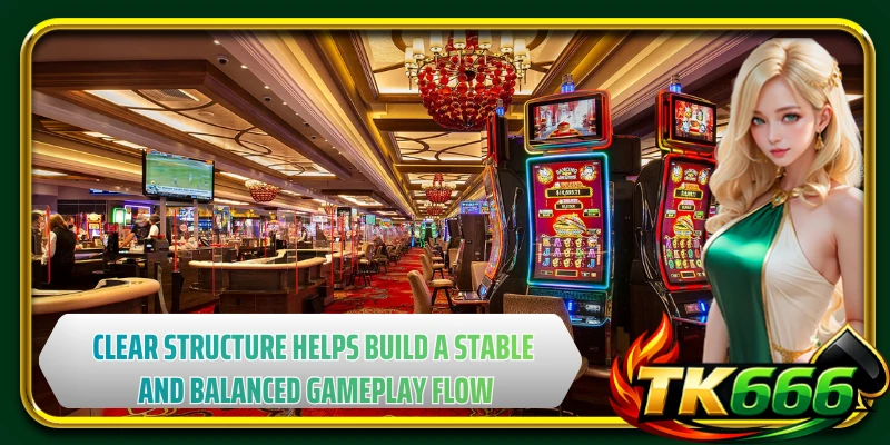 Clear structure helps build a stable and balanced gameplay flow