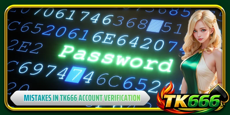 Common mistakes in TK666 account verification