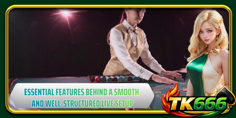 Essential features behind a smooth and well-structured live setup