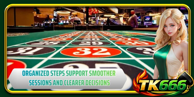 Organized steps support smoother sessions and clearer decisions