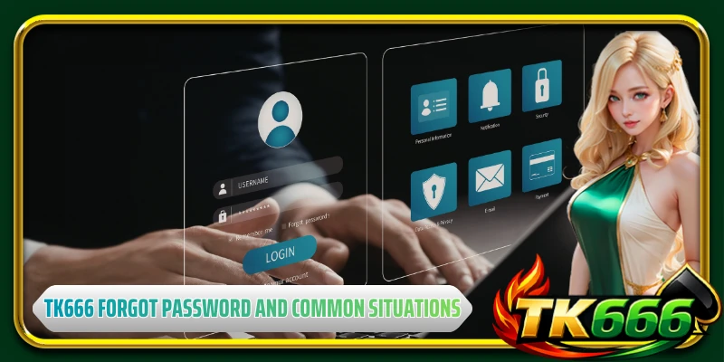 TK666 forgot password and common situations