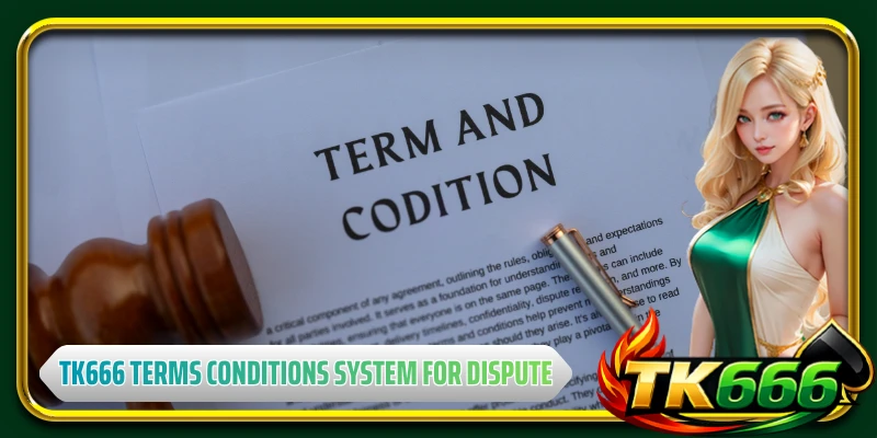 TK666 terms conditions system for dispute and policy rules