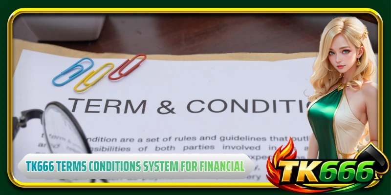 TK666 terms conditions system for financial security rules